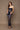 Pantalon Signature dentelle bleu marine